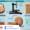 Cork used in 3D printing Technology